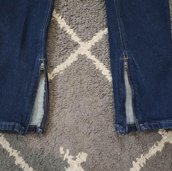 Re/Done drainpipe super high waist skinny jeans in rigid like color size 26 - Picture 9 of 15